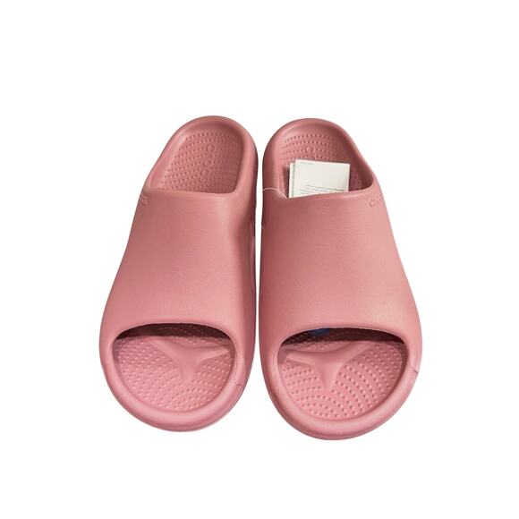 Crocs Mellow Recovery Slide Cassis Comfort deep pink Womens 11, Men’s 9 NWT - Picture 2 of 8